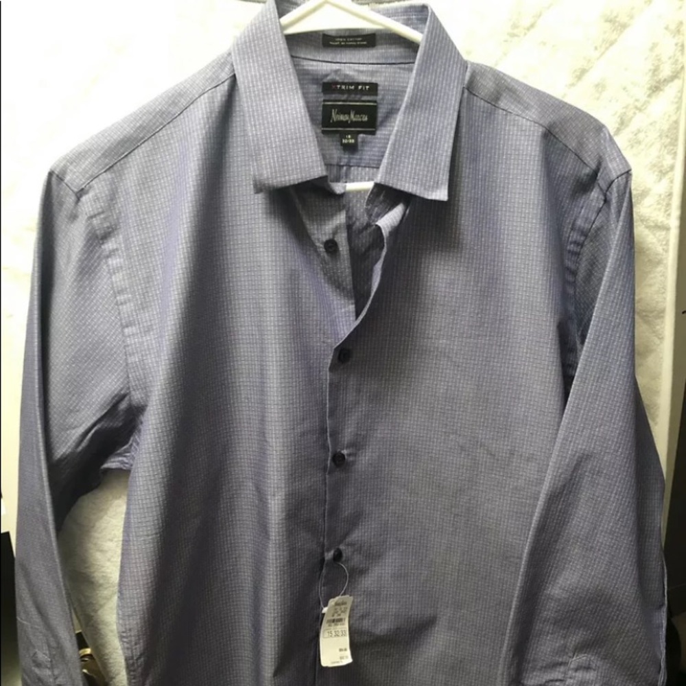 Mens Neiman Marcus Button Front Shirt
